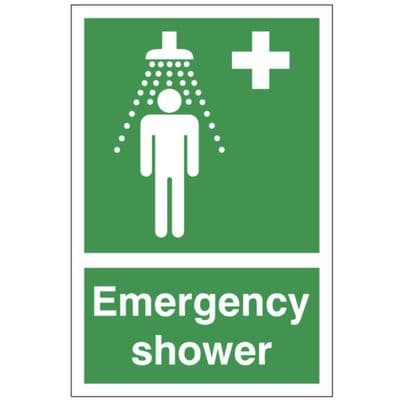 First Aid Sign - FA - Emergency Shower