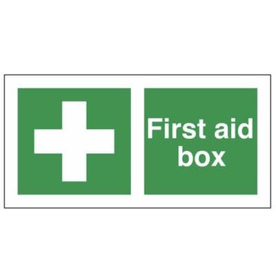 First Aid Sign - FA - First Aid Box