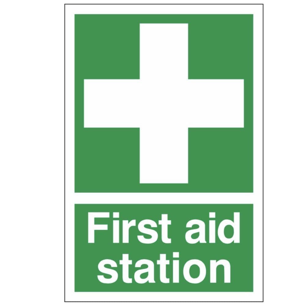First Aid Sign - FA - First Aid Station