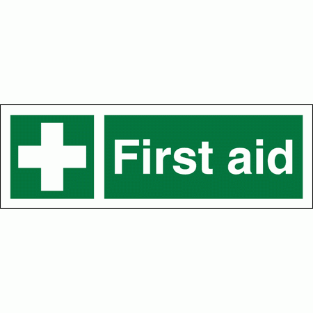 First Aid Sign - First Aid - Landscape (4171)