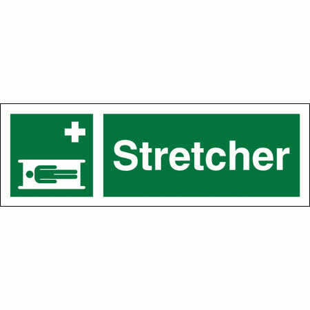 First Aid Sign - Stretcher (4172)