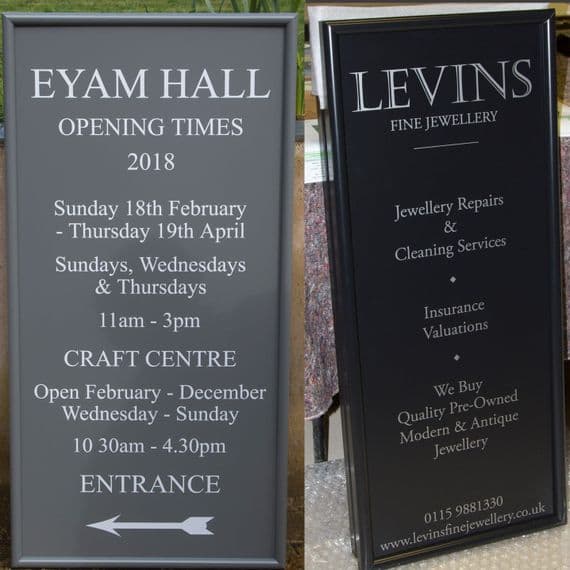 Framed Aluminium Signs - Tough & Durable | The Sign Maker Shop
