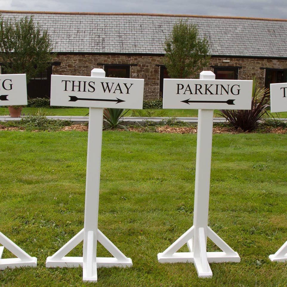 Sign With Standing Free Standing Painted Signs with Posts | The Sign Maker Shop