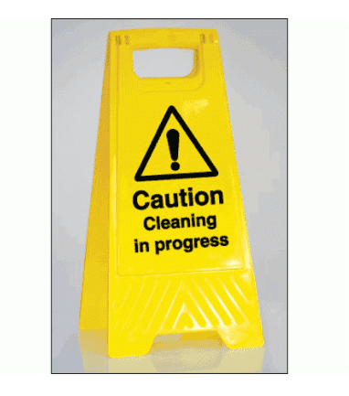 Freestanding Hazard Sign - Caution Cleaning In Progress (2747)