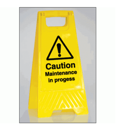 Freestanding Hazard Sign - Caution Maintenance In Progress (2740)