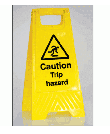 Freestanding Hazard Sign - Caution Trip Hazard (2746)