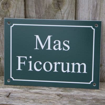 French Style Metal House Signs, House Numbers & Gate Signs