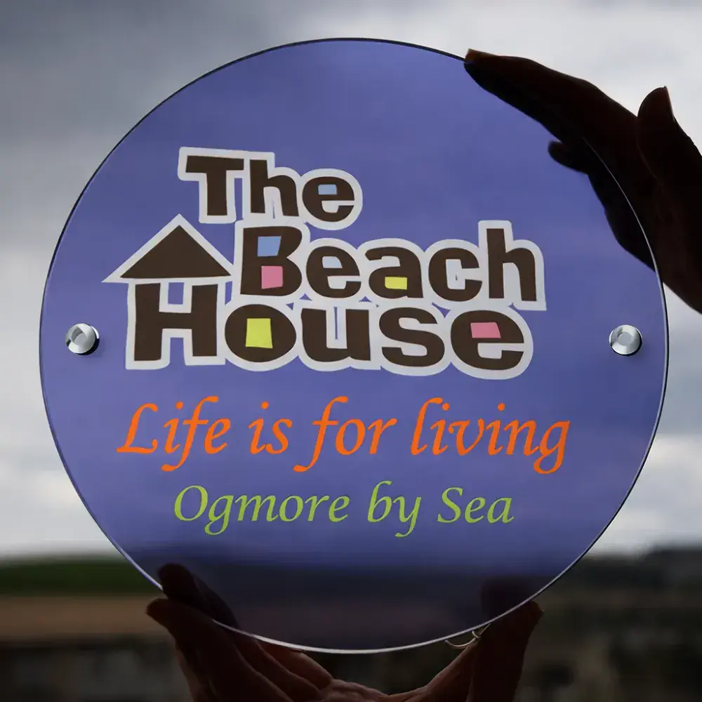 Full Colour Acrylic Glass Name Plates