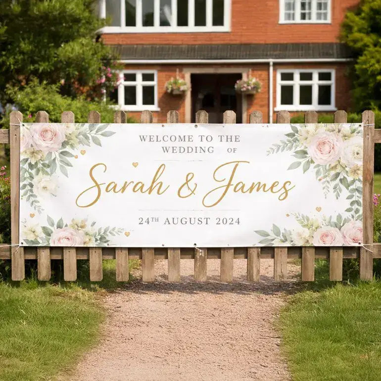 Full Colour Printed Banners - Ideal for Weddings and Events