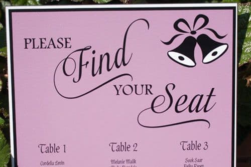 Full Colour Seating Plans