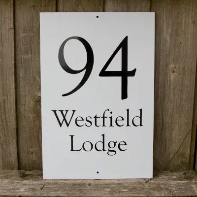 Good Value House Sign - Aluminium Composite