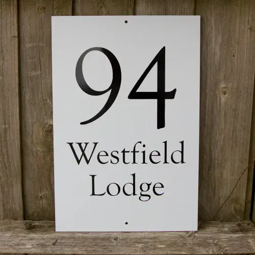 Good Value House Sign - Aluminium Composite| The Sign Maker Shop