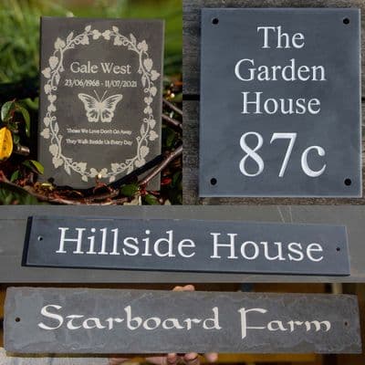 Good Value Slate Signs & Memorials