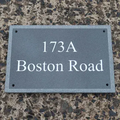 Granite House Name Plates 20mm thick