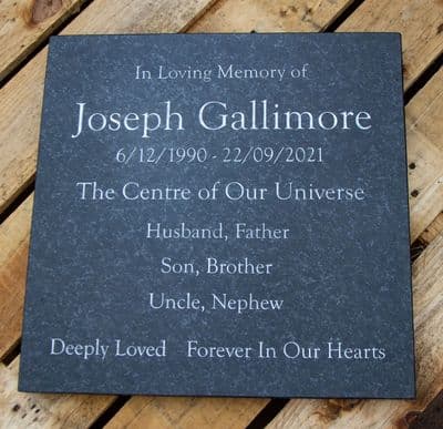 Granite Memorial 30mm thick  - Cut to Size