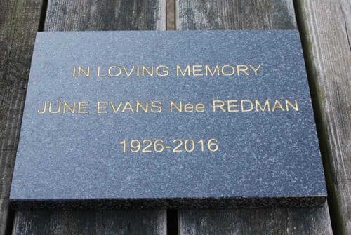 Granite Memorial Tablets - 20mm thick | The Sign Maker Shop
