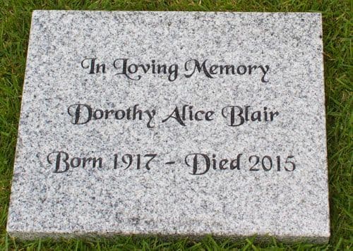Granite Memorial Tablets - 20mm thick | The Sign Maker Shop

