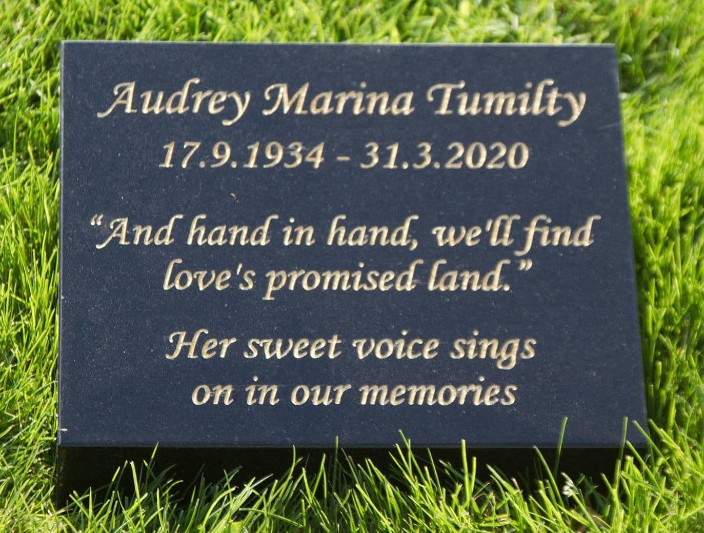 Granite Wedges with Engraved Lettering| The Sign Maker Shop