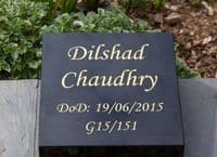 Granite Wedges with Engraved Lettering | The Sign Maker Shop
