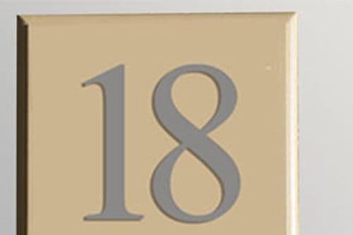 Modern Hand Painted Cast Signs