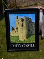 Double sided hanging sign with painted wooden frame  | The Sign Maker Shop