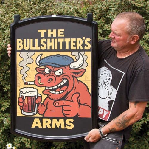 Hanging Pub Sign with Bracket |  The Sign Maker Shop