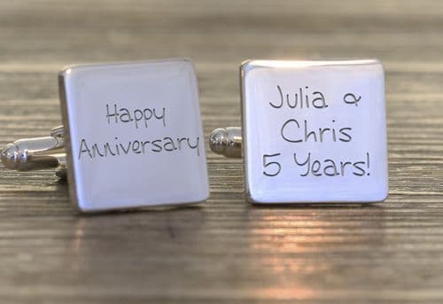 Happy Anniversary Cufflinks