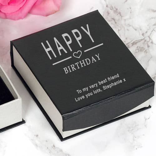 Happy Birthday Heart Necklace (005)