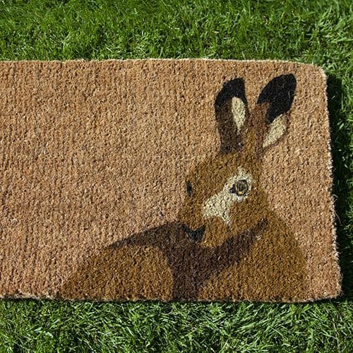 Hare Doormat - Coir | The Sign Maker Shop
