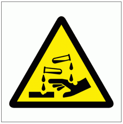Acid/ corrosive symbol Sign - 7505| The Sign Maker