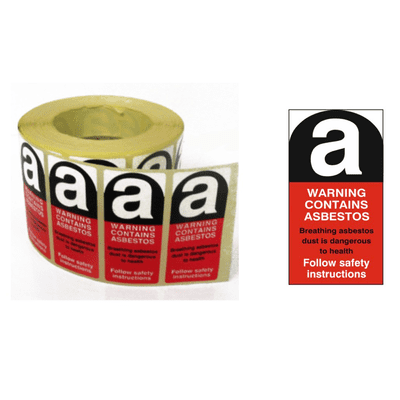 Hazard Sign - AP - Asbestos Labels