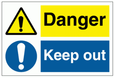 Danger Keep out - 3112| The Sign Maker