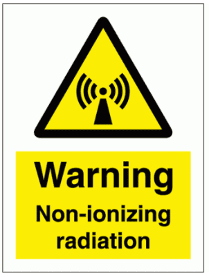 Hazard Sign - Danger Non-Ionizing Radiation (7673)