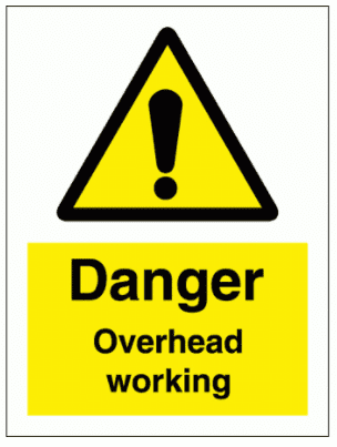 Danger overhead working Sign - 7548| The Sign Maker