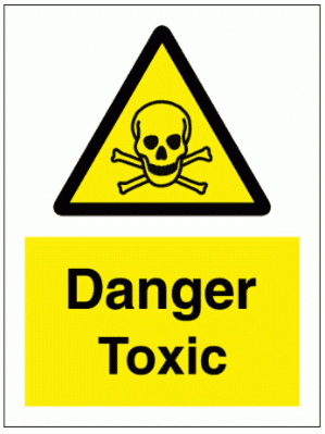 Danger toxic Sign - 7600| The Sign Maker