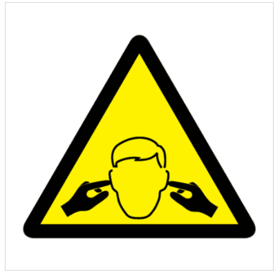 Hazard Sign - Noise Symbol (7510)