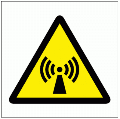 Hazard Sign - Non-Ionising Radiation Symbol (7515)