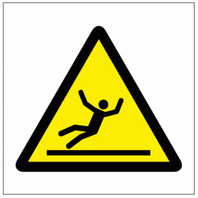 Hazard Sign - Slippery Surface Symbol (7501)