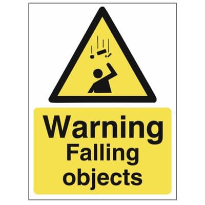 Hazard Sign - WAC - Falling Objects