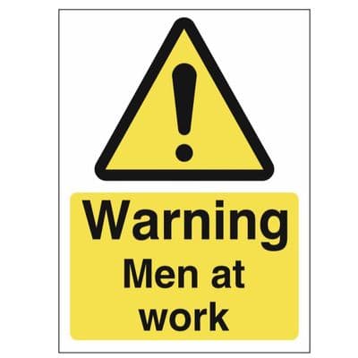 Hazard Sign - WAC - Warning Men at Work