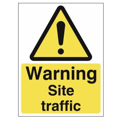 Hazard Sign - WAC - Warning Site Traffic