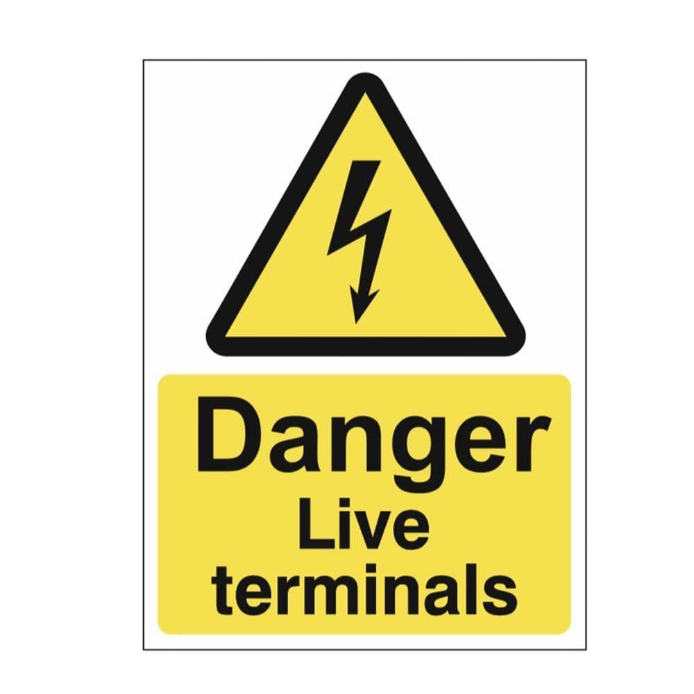 Danger Live terminal Sign - 7627| The Sign Maker