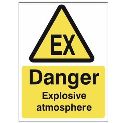 Hazard Sign - WAG - Danger Explosive Atmosphere