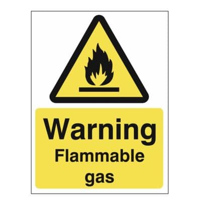 Hazard Sign - WAG - Danger Flammable Gas