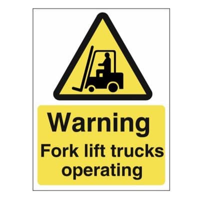 Hazard Sign - WAG - Fork Lift