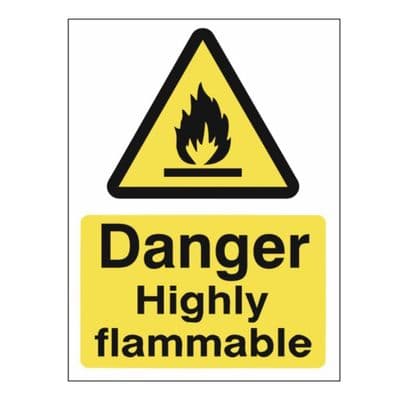 Hazard Sign - WAG - Highly Flammable