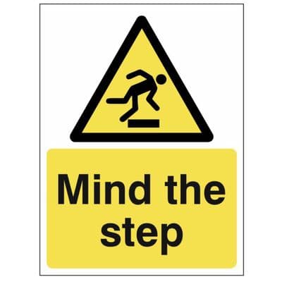 Hazard Sign - WAG - Mind The Step