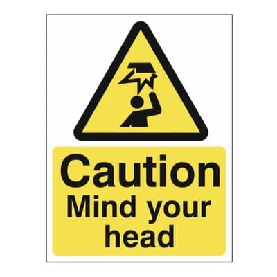 Hazard Sign - WAG - Mind Your Head