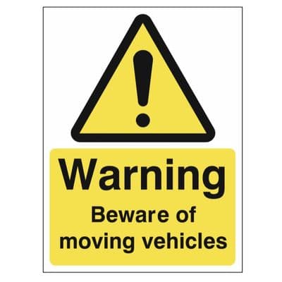 Hazard Sign - WAG - Moving Vehicles