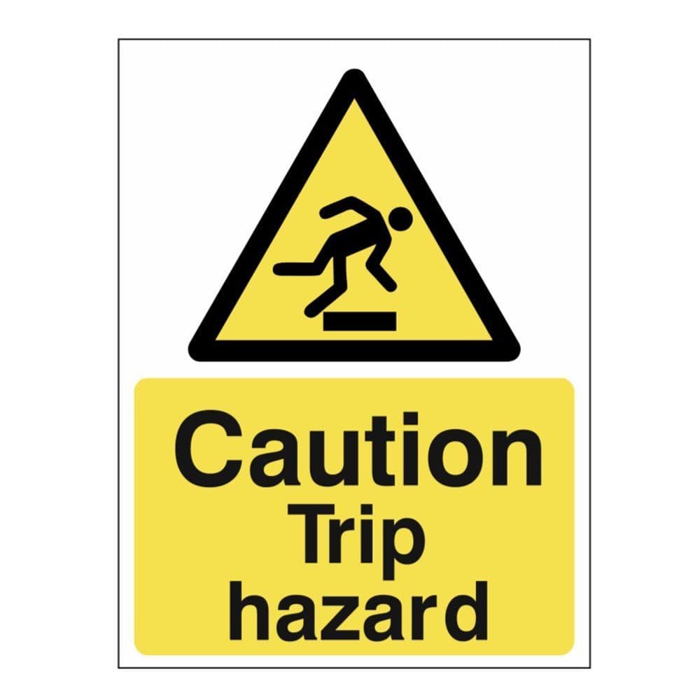 Hazard Sign - WAG - Trip Hazard